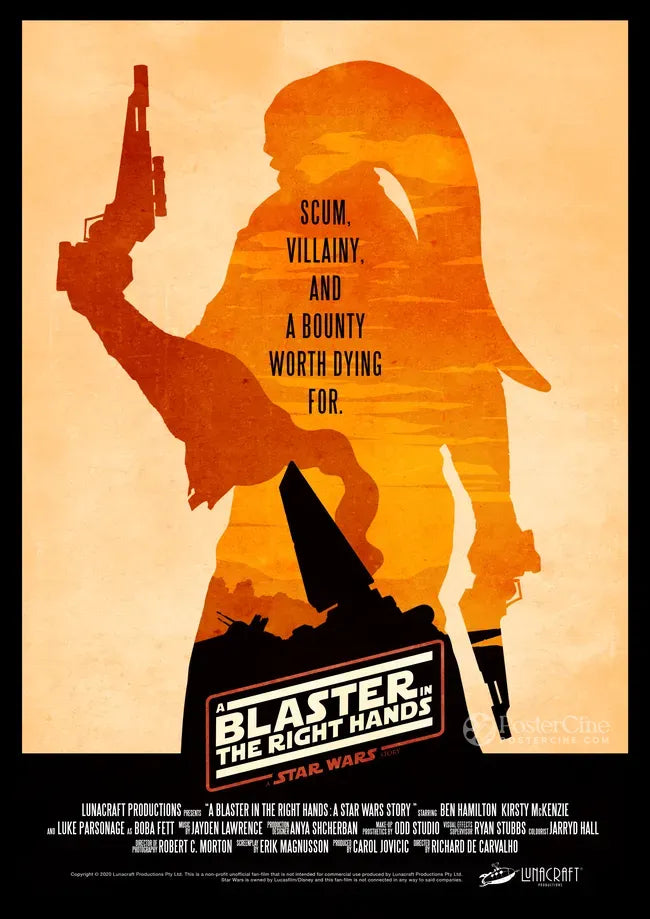 A Blaster in the Right Hands: A Star Wars Story Poster