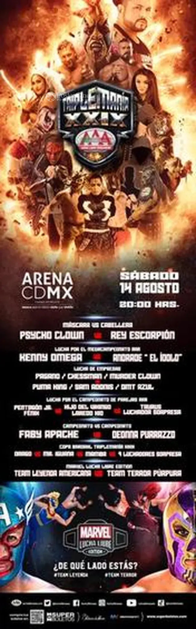 AAA Triplemania XXIX Poster