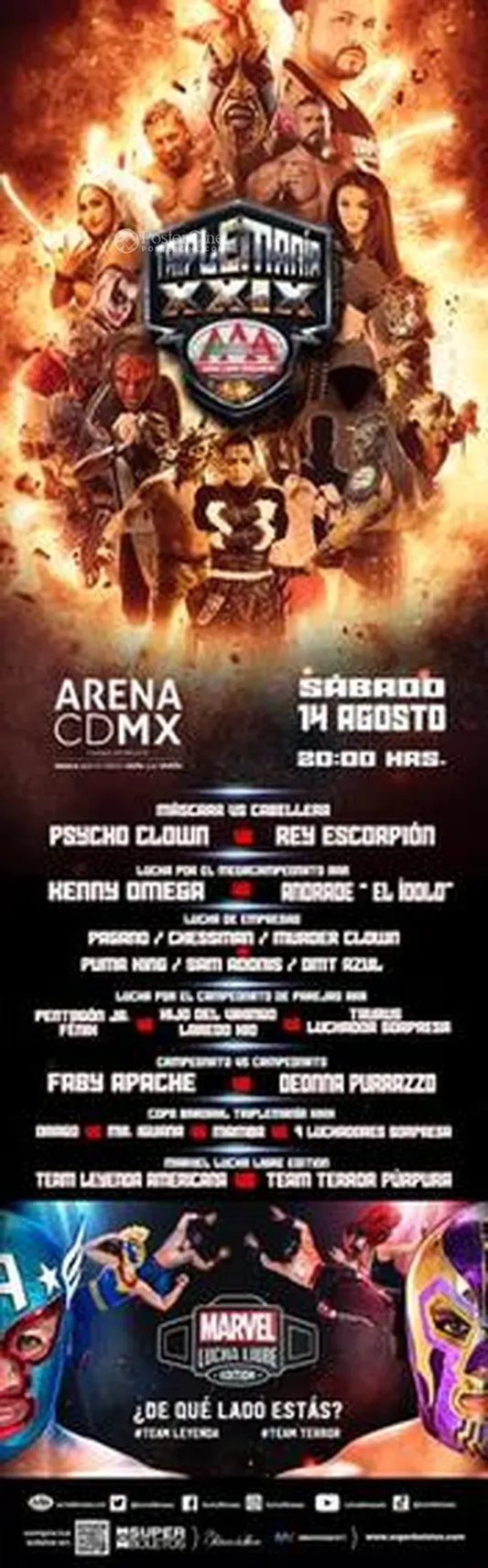 AAA Triplemania XXIX Poster