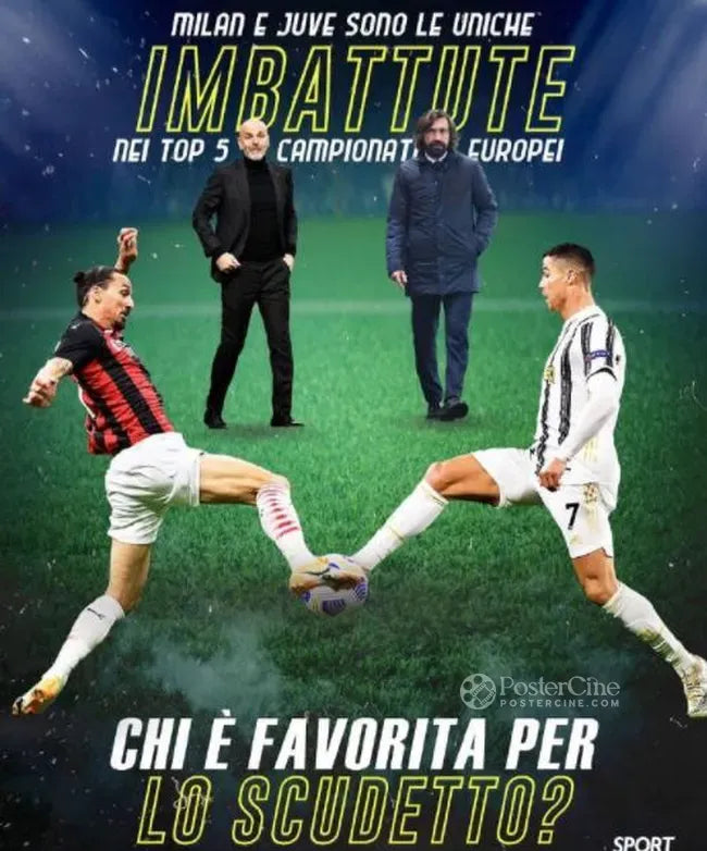 AC Milan vs Juventus Poster