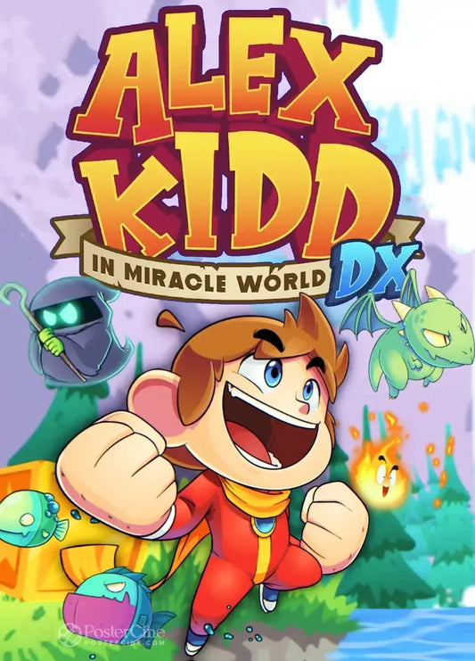 Alex Kidd in Miracle World DX Poster