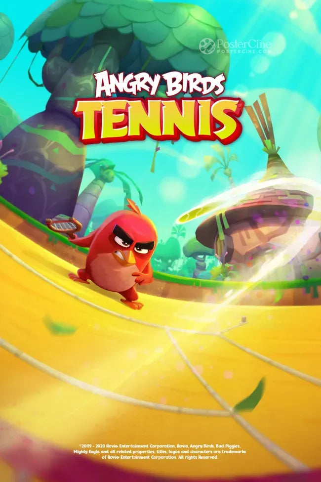 Angry Birds Tennis Poster