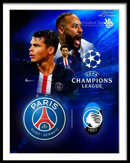 Atalanta vs Paris Saint-Germain Poster