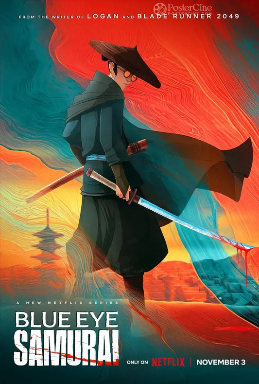 Blue Eye Samurai Poster