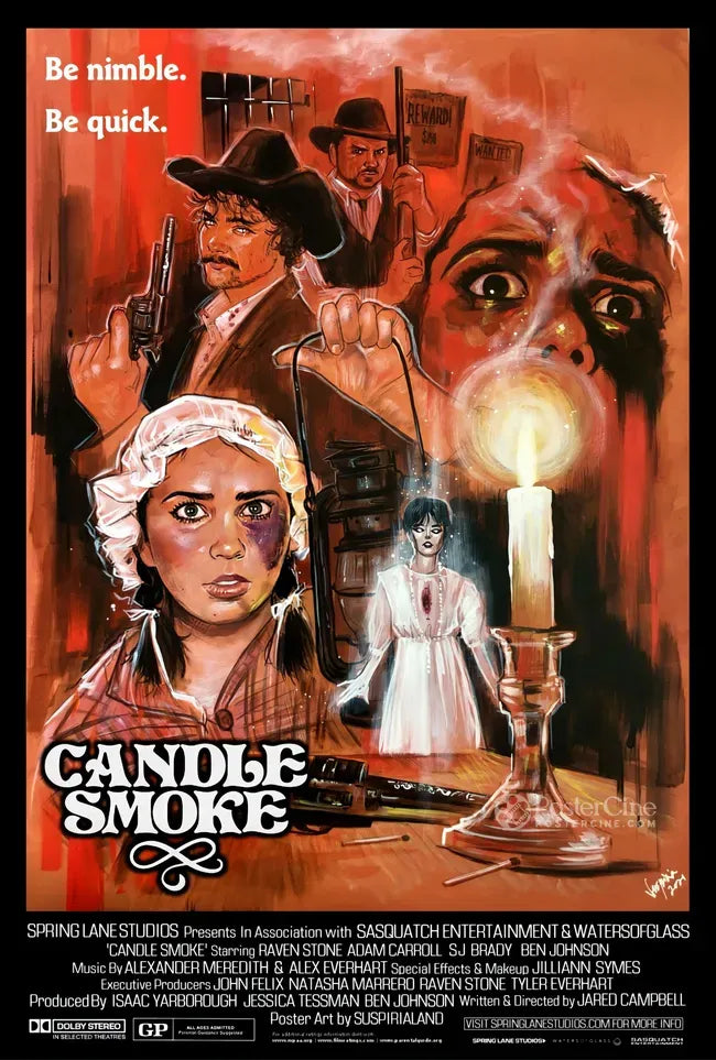 Candle Smoke Poster