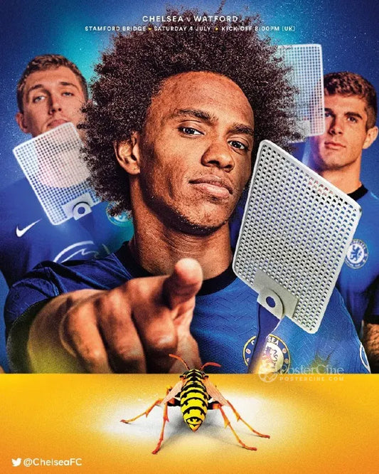 Chelsea vs Watford Poster