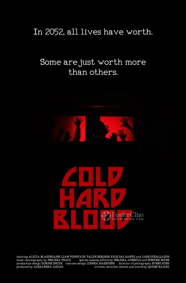 Cold Hard Blood Poster