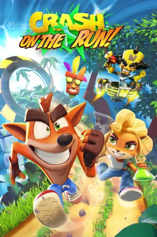 Crash Bandicoot: On the Run! Poster