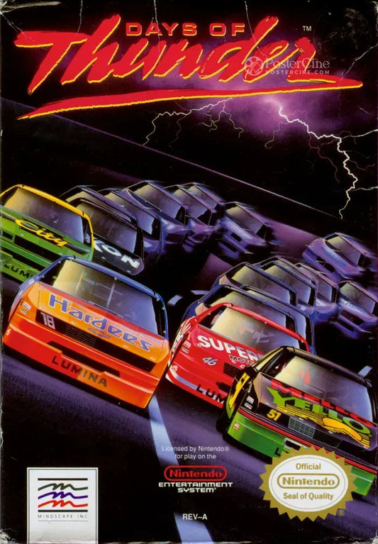 Days of Thunder Poster