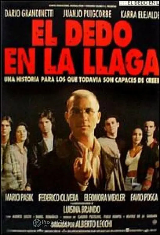 El dedo en la llaga Poster