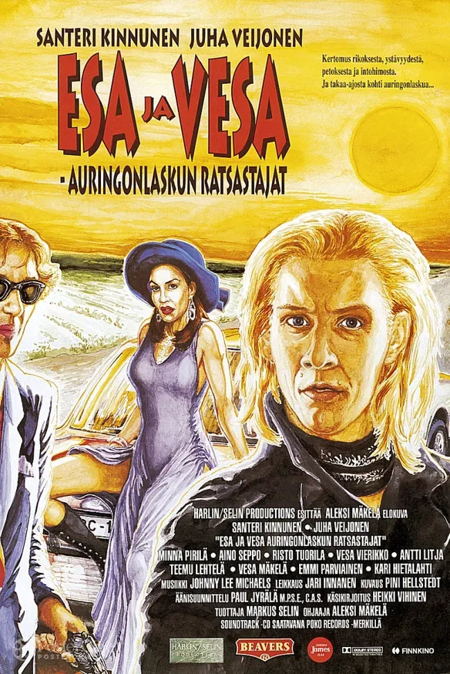 Esa ja Vesa - auringonlaskun ratsastajat Poster