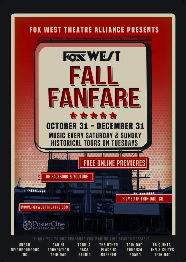 Fox West Theatre Fall Fanfare Poster