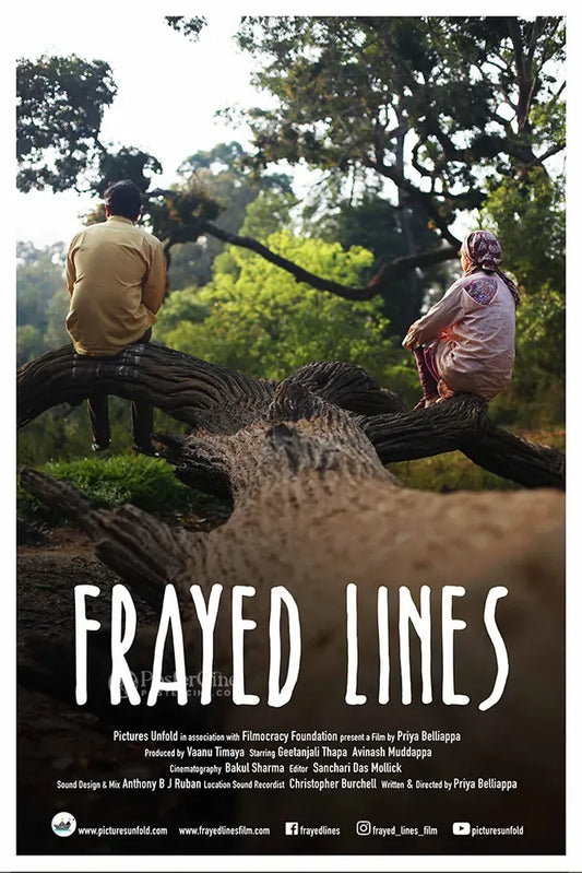 Frayed Lines Poster