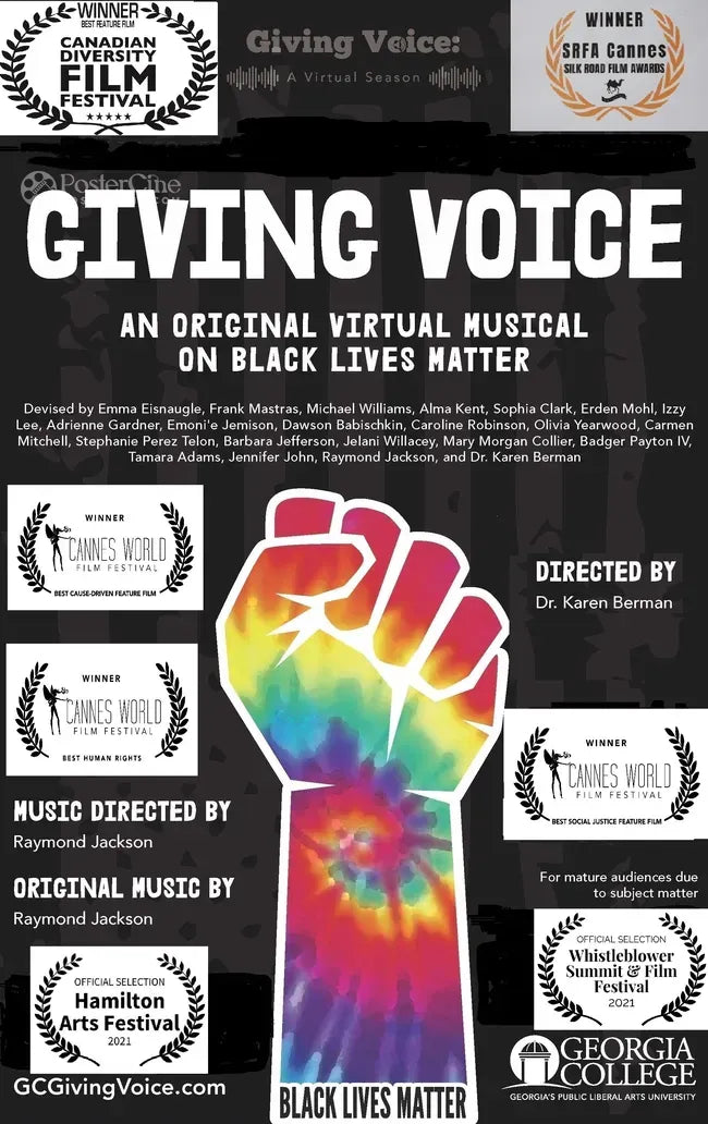 Giving Voice: A Black Lives Matter Musical Poster