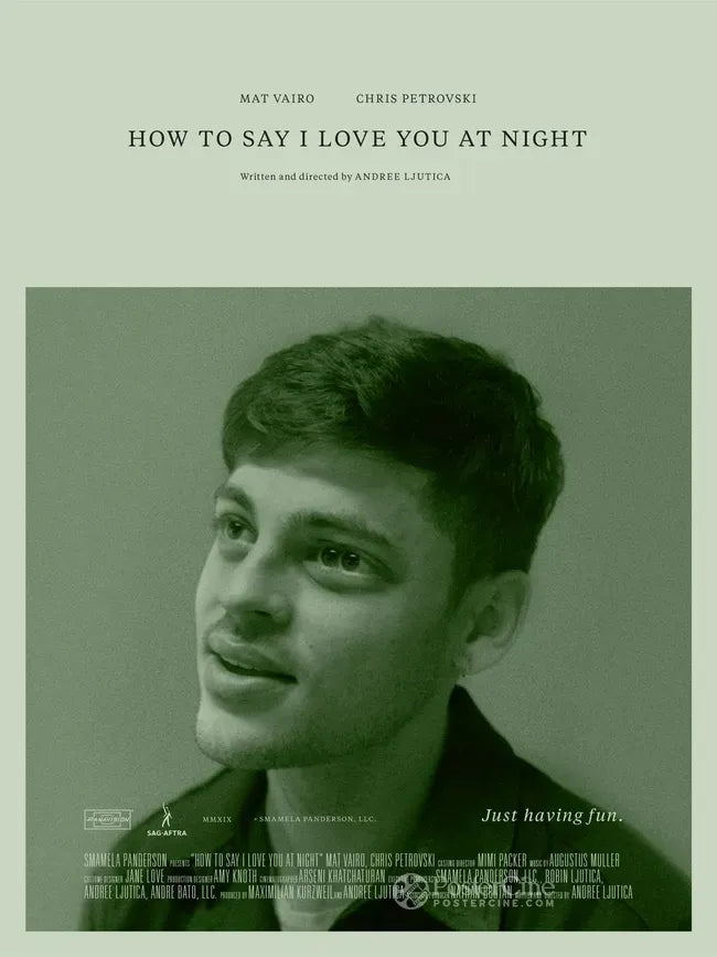 How to Say I Love You at Night Poster