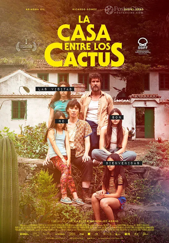 La casa entre los cactus Poster