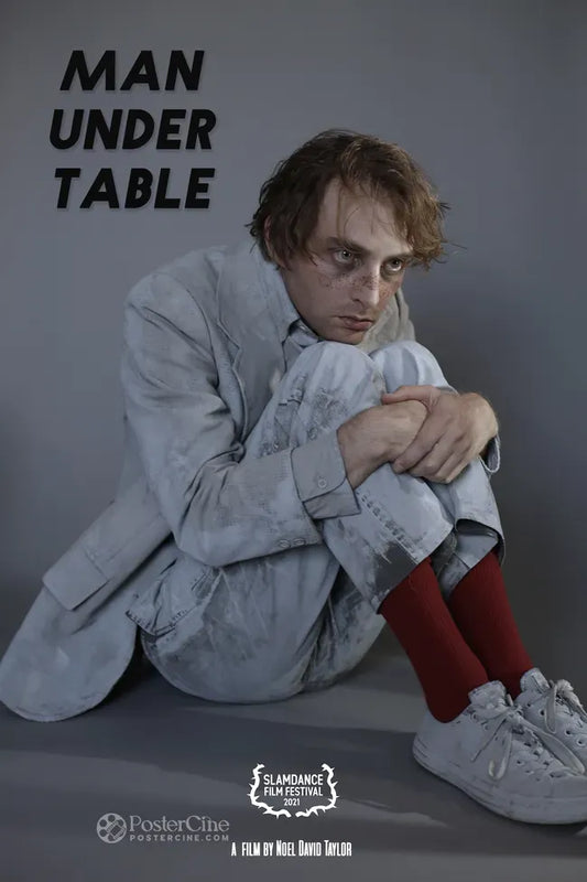 Man Under Table Poster