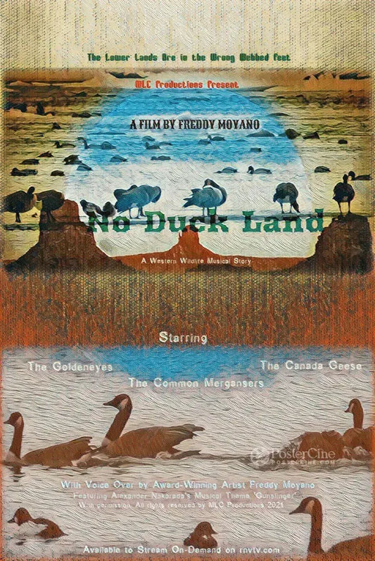 No Duck Land Poster