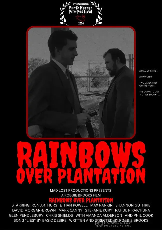 Rainbows Over Plantation Poster