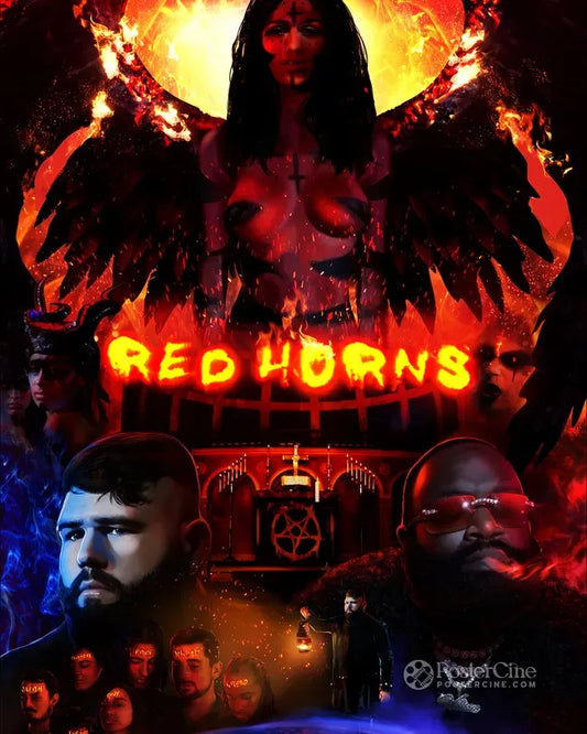 Red Horns Poster