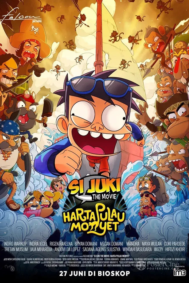 Si Juki the Movie: Harta Pulau Monyet Poster