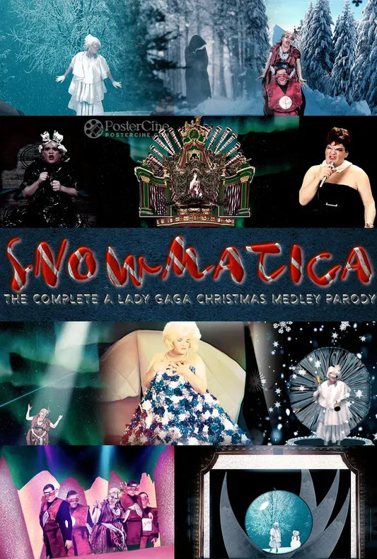 Snowmatica - The Complete A Lady Gaga Christmas Medley Parody Poster