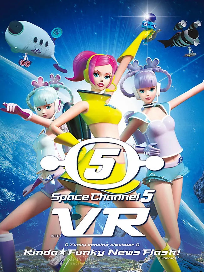 Space Channel 5 VR: Kinda Funky News Flash! Poster