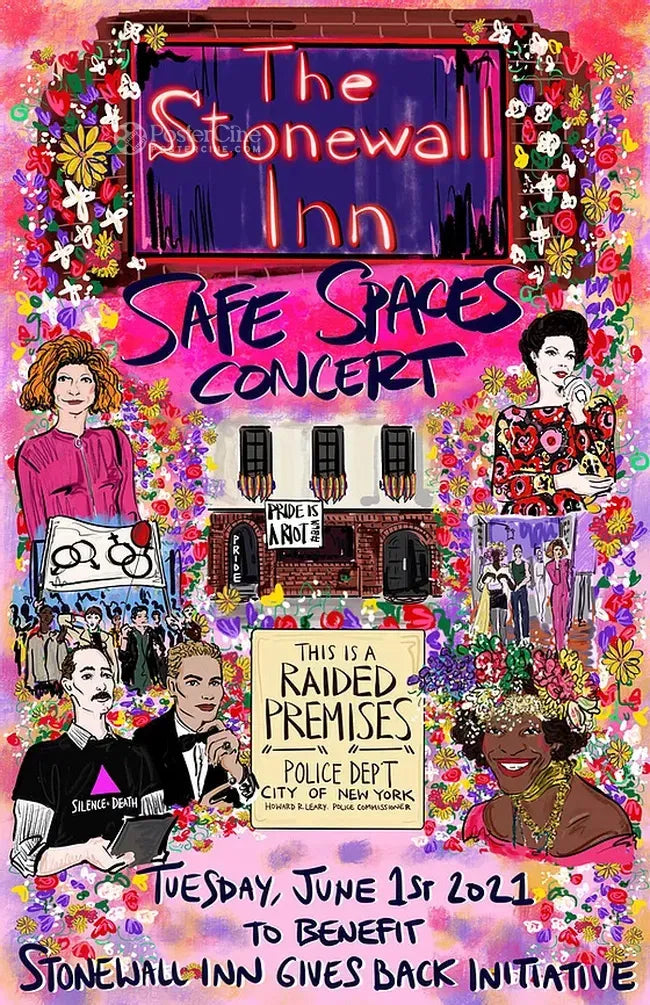 Stonewall Inn Safe Spaces Concert Poster