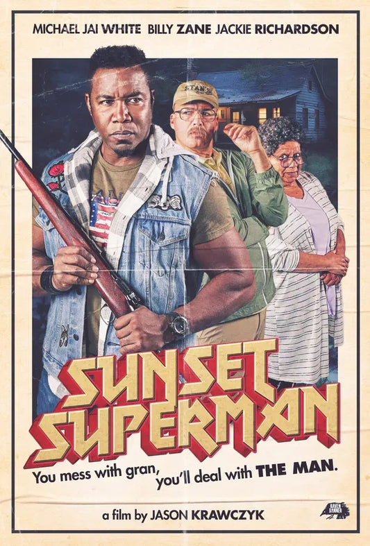 Sunset Superman Poster