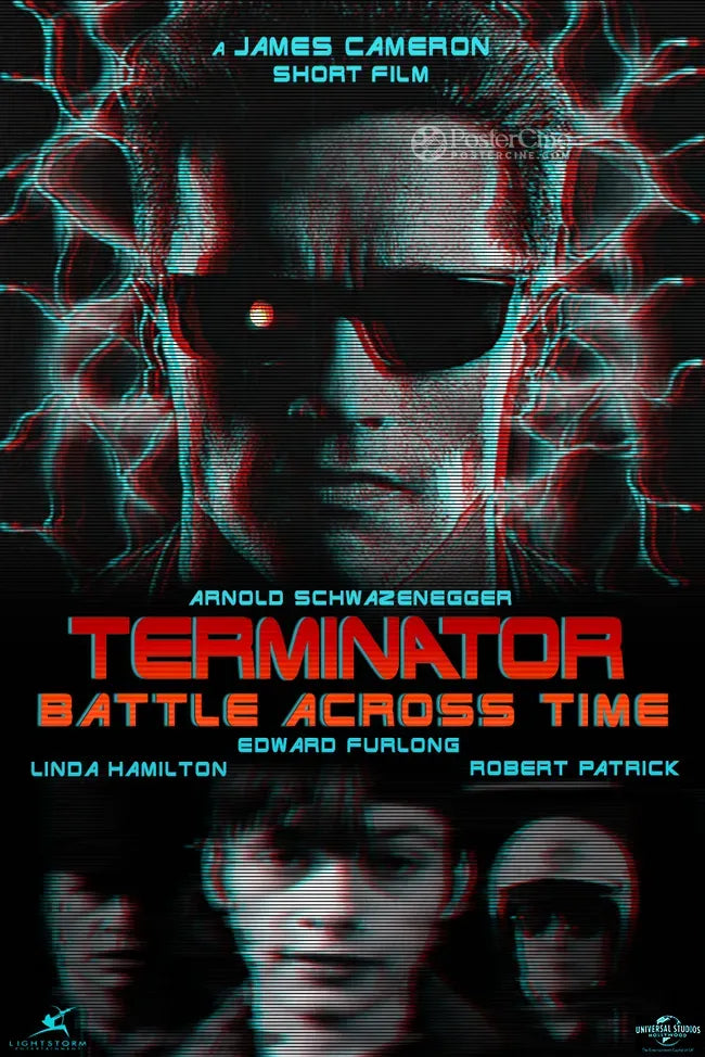 T2 3-D: Battle Across Time Poster