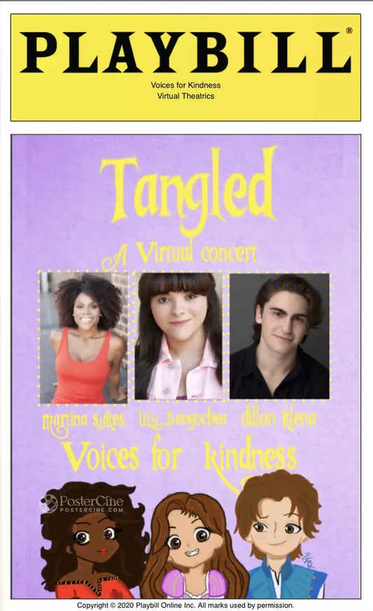 Tangled: A Virtual Concert Poster