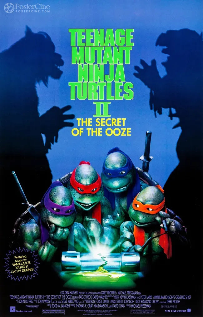 Teenage Mutant Ninja Turtles II: The Secret of the Ooze Poster