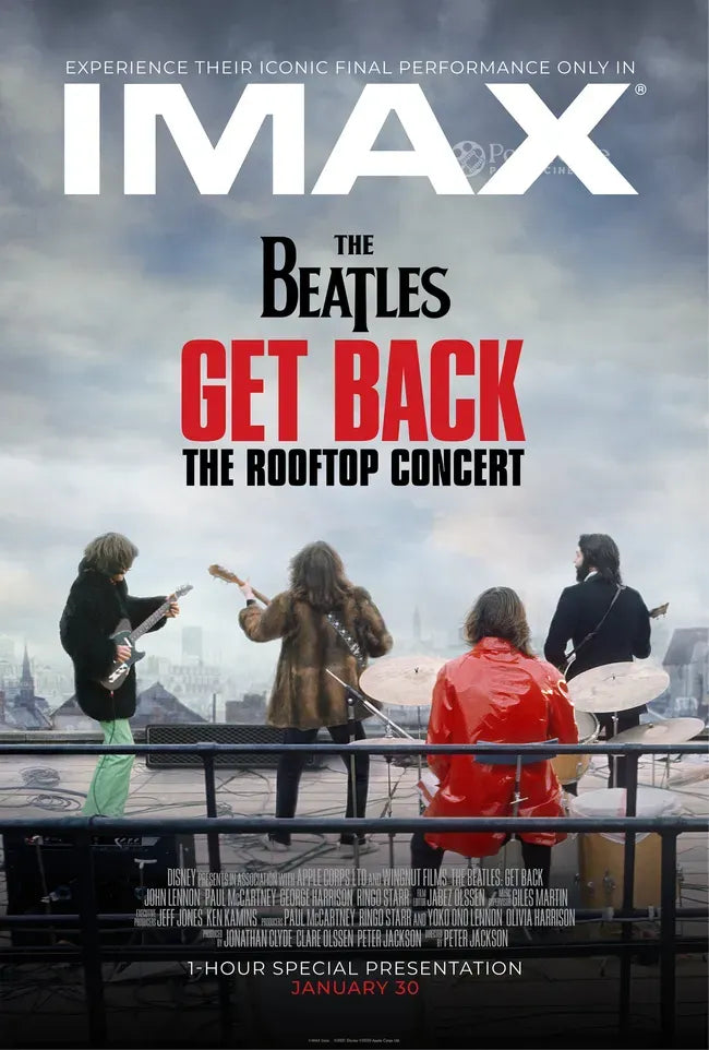 The Beatles: Get Back - The Rooftop Concert Poster