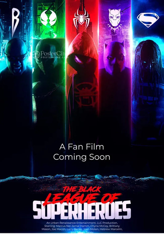 The Black League of Superheroes Poster