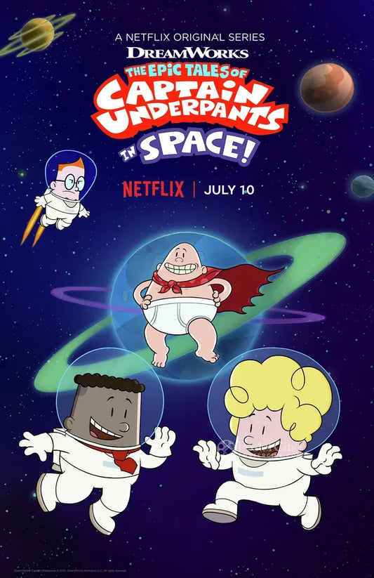 The Epic Tales of Captain Underpants in Space Poster