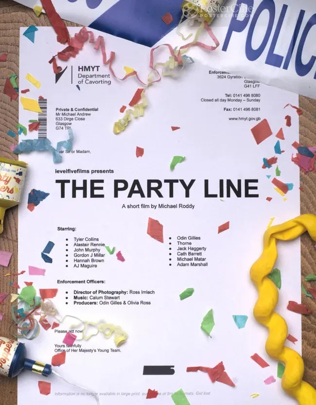 The Party Line Poster