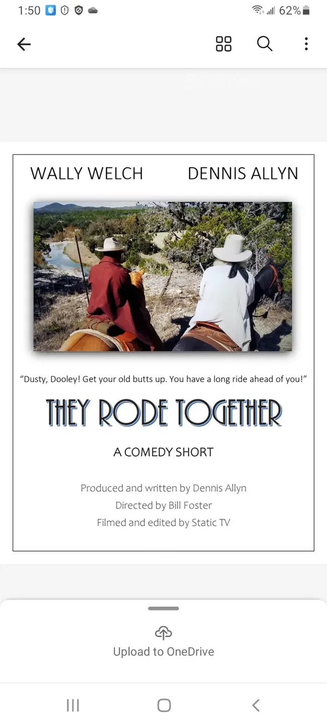 They Rode Together Poster