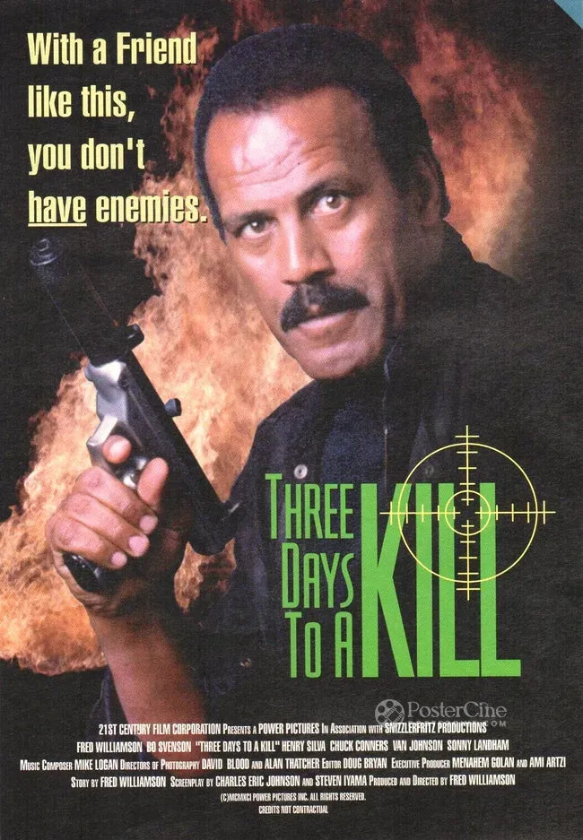 Three Days to a Kill Poster