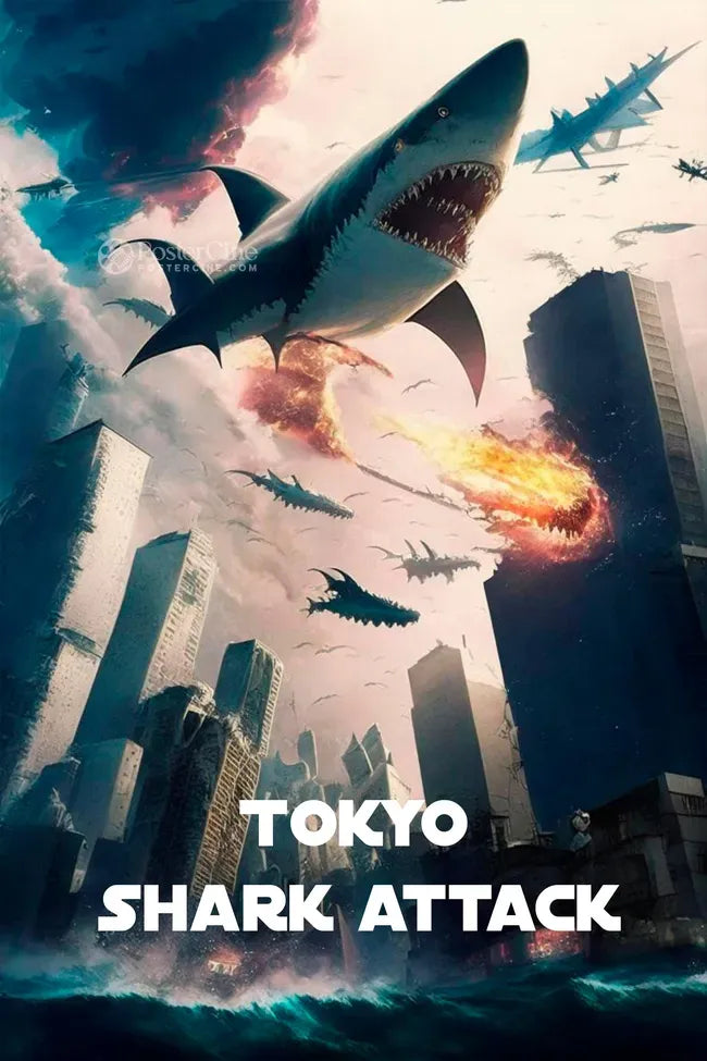 Tokyo shark attack Poster