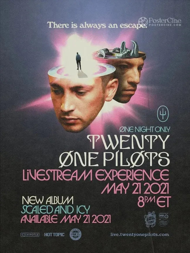 Twenty One Pilots: Livestream Experience Poster