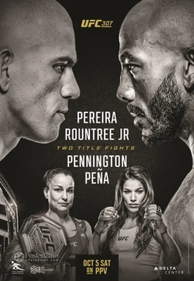 UFC 307: Pereira vs. Rountree Poster