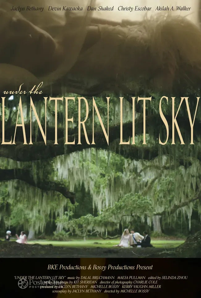 Under the Lantern Lit Sky Poster